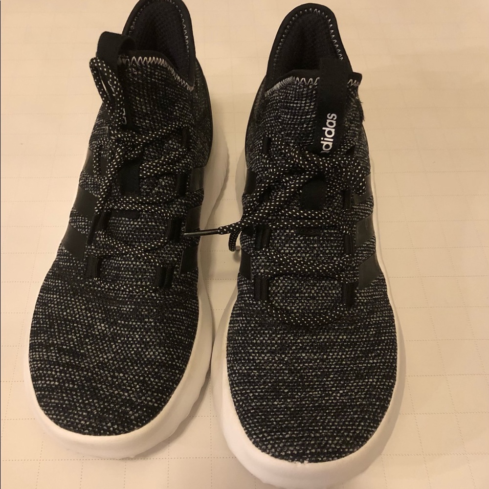 Men’s Adidas Cloudfoam Ultimate B-Ball Shoes DA9653 Mens Size 10.5 Black/White